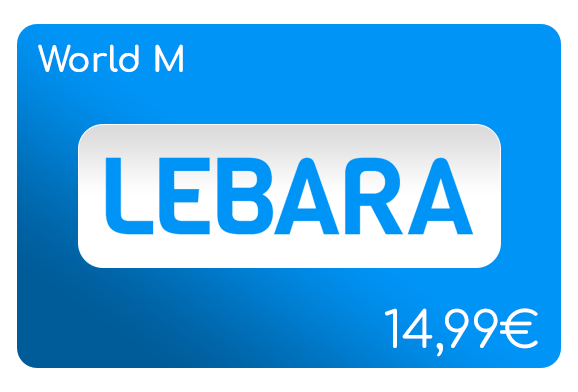 lebara world m flat aufladen online